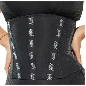 Yitty Spotlight Waist Shaper Shimmered Iconic Black Size Medium NWT